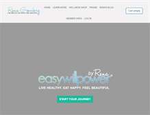 Tablet Screenshot of easywillpower.com